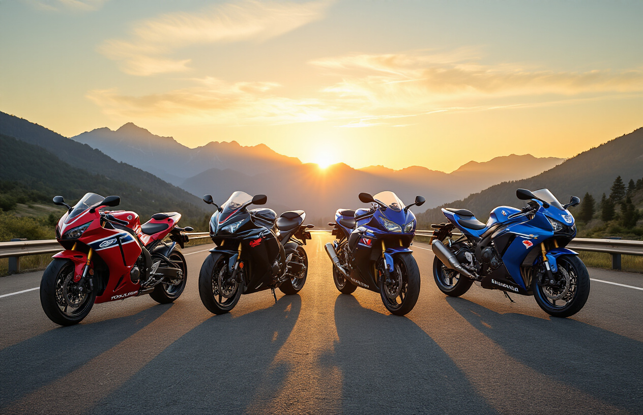 Japanese Dominance: Honda, Kawasaki, Yamaha, and Suzuki