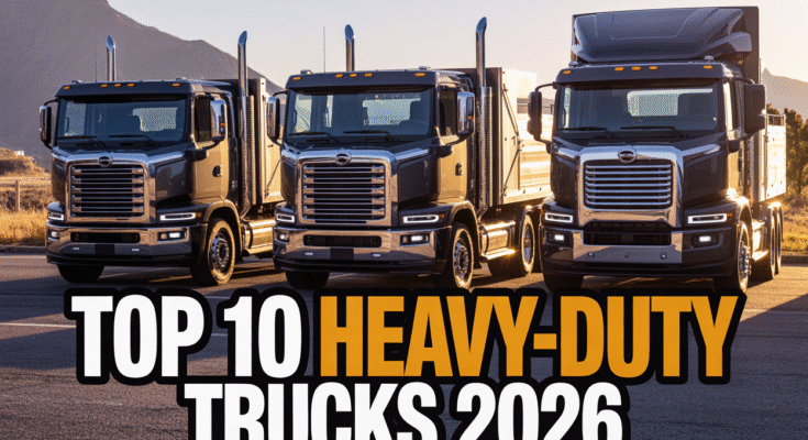 Top 10 Heavy-Duty Trucks of 2026: Built for Ultimate Power, Durability, and Comfort