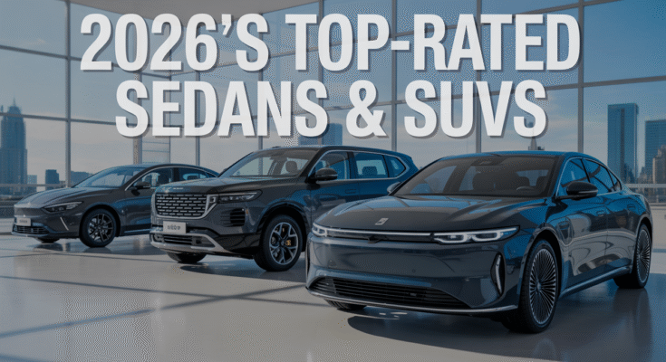 2026’s Top-Rated Sedans, SUVs