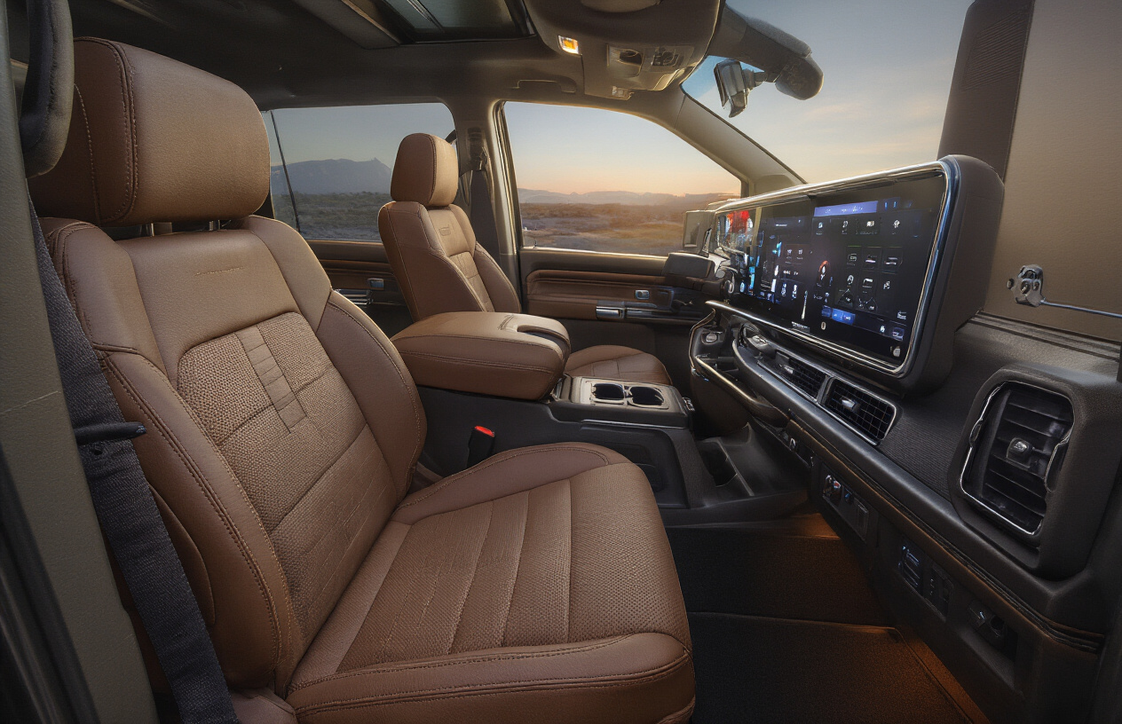 Interior Comfort and Technology Features for Work and Family Use